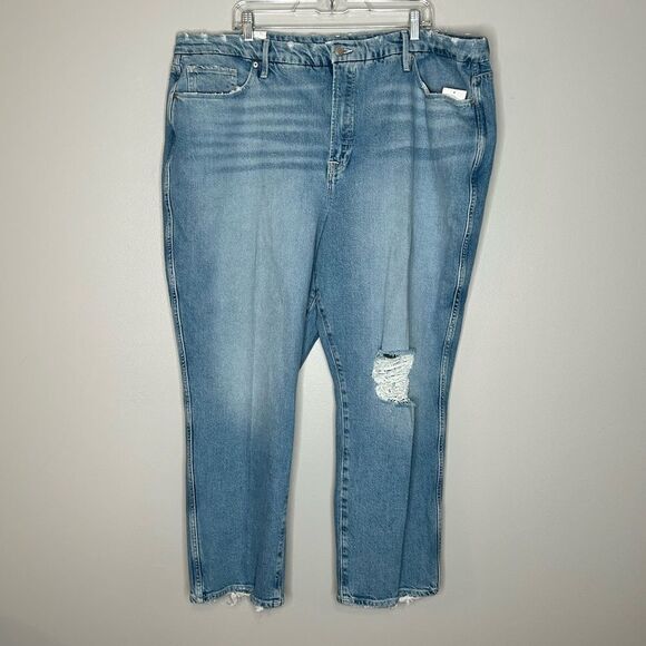 Good Curve Straight With Natural Fray Hem NWT - Picture 4 of 6